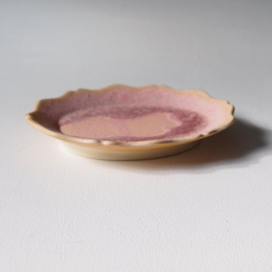 41-19 輪花オーバル小皿 | 梅本勇