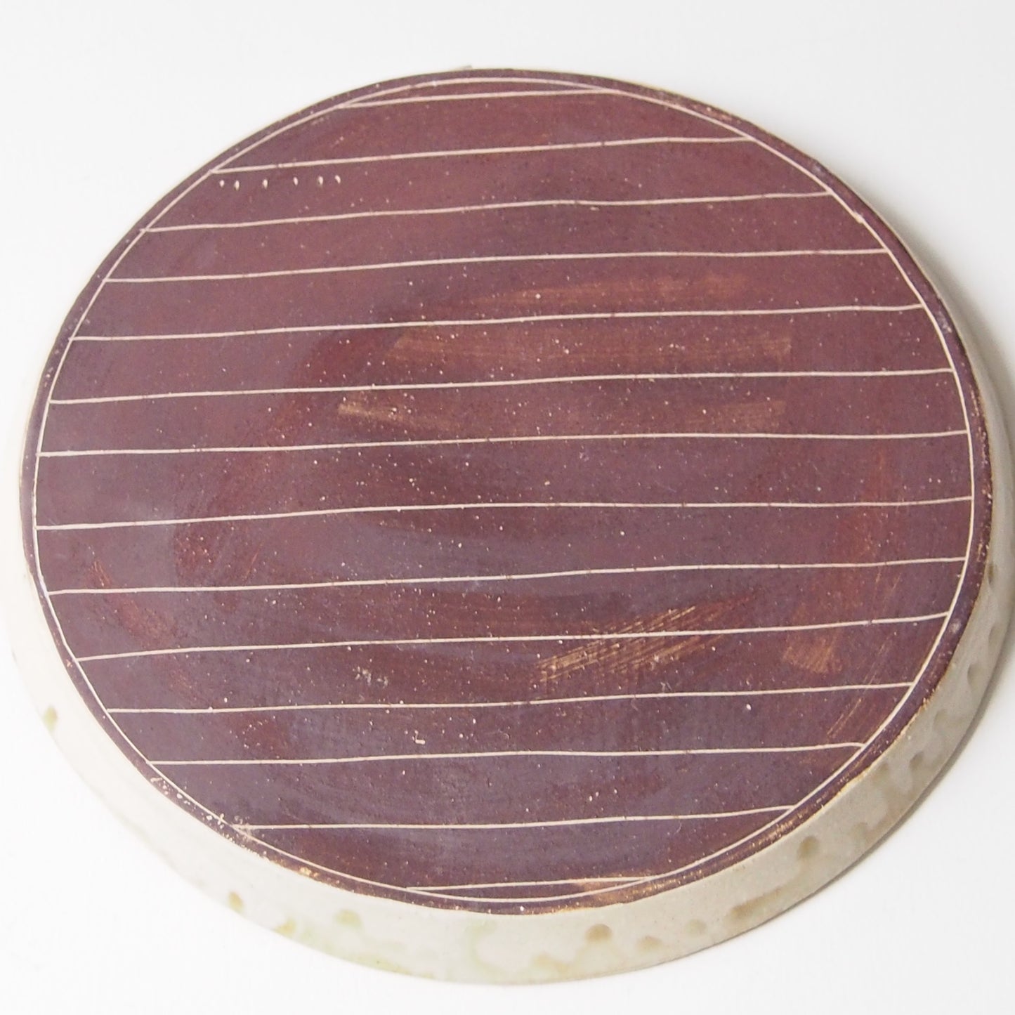 26 灰釉プレート(大) | 滝沢三奈子