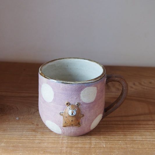 29 くま水玉マグカップ | 我妻なおり
