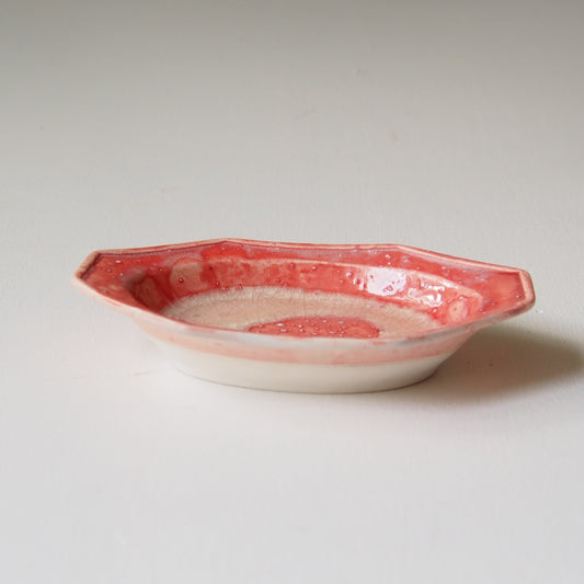 44-2 八角オーバル豆皿 | 梅本勇