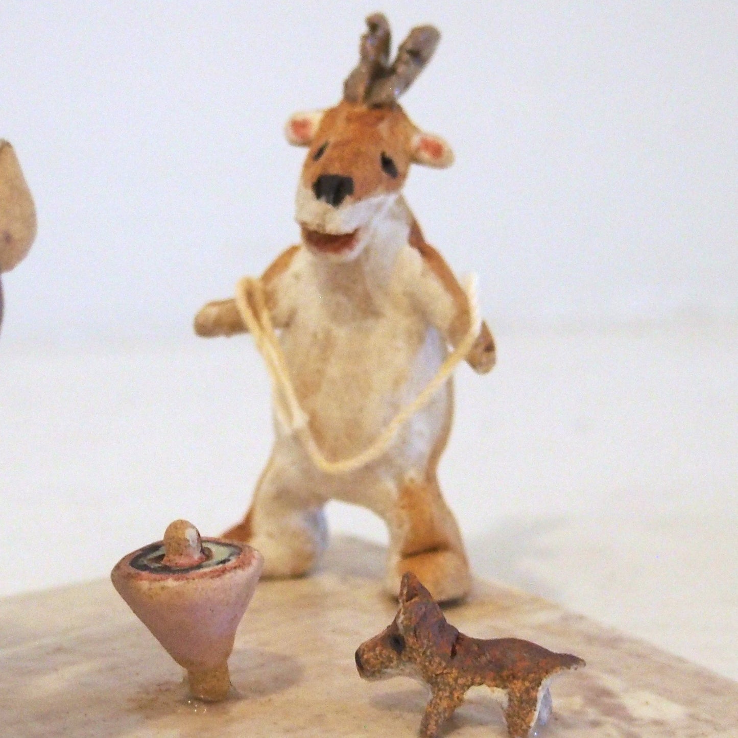 65 居残りサンタ コマ回し | やなぎ ゆきお