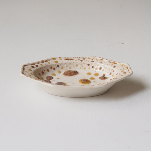 44-8 八角オーバル豆皿 | 梅本勇