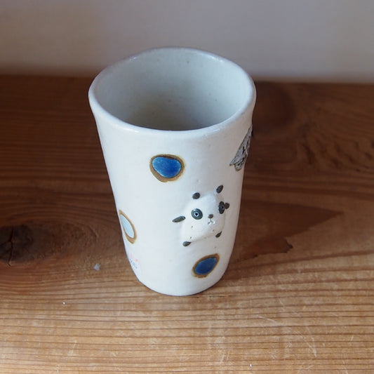 47 パンダ水玉フリーカップ | 我妻なおり