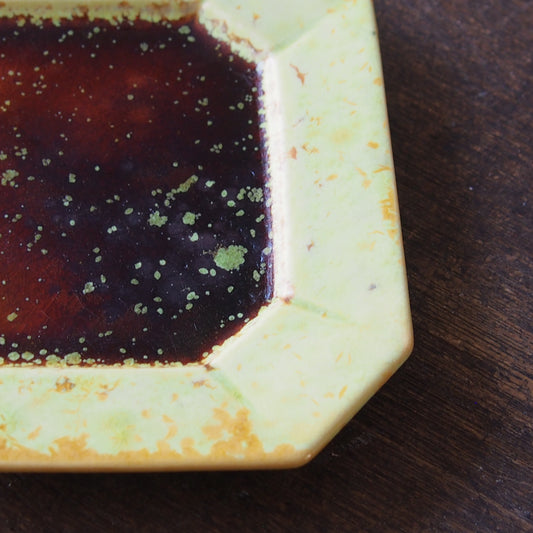 34-13 四角隅切皿 | 梅本勇