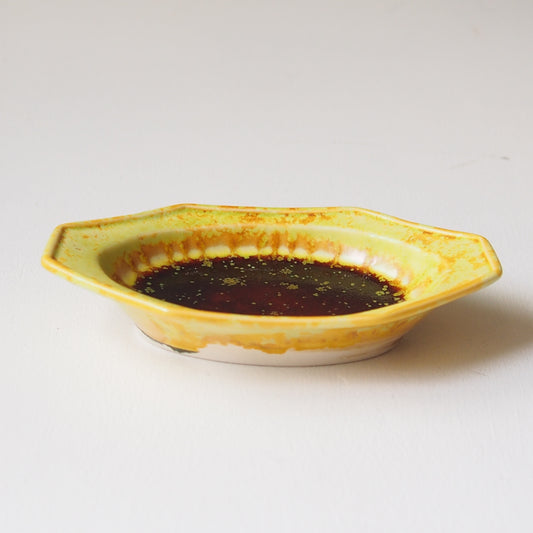 44-13 八角オーバル豆皿 | 梅本勇