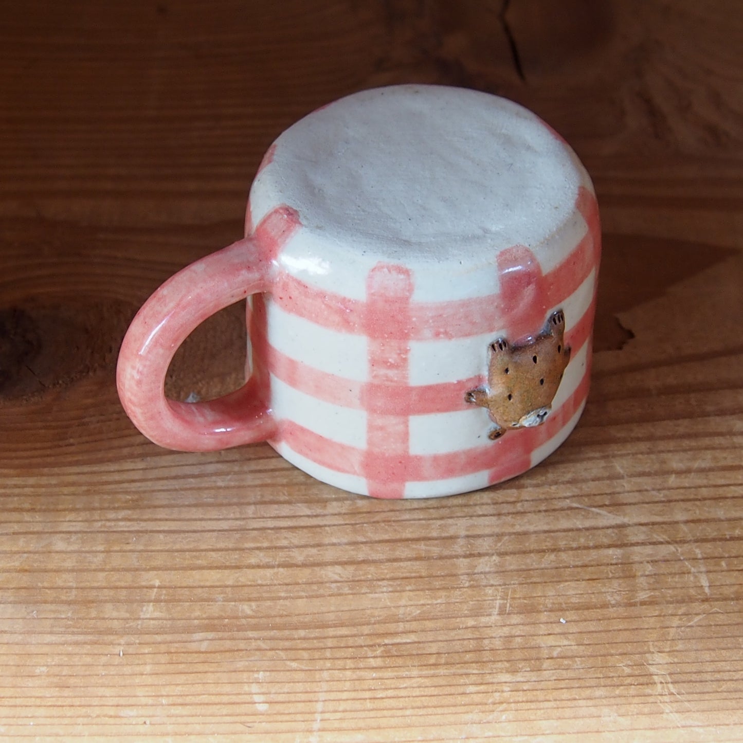 74 チェック柄たたらマグカップ | 我妻なおり