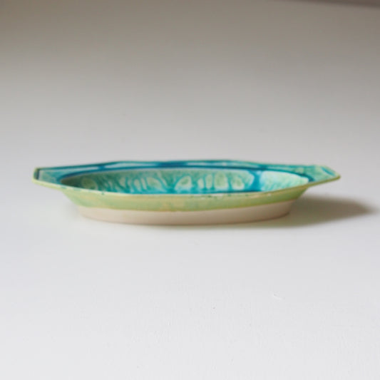 45-8 八角オーバル大皿 | 梅本勇