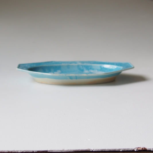 45-13 八角オーバル大皿 | 梅本勇