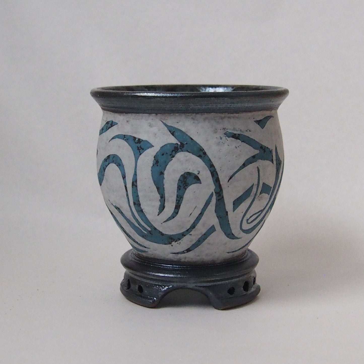 トカゲのいるplant pot