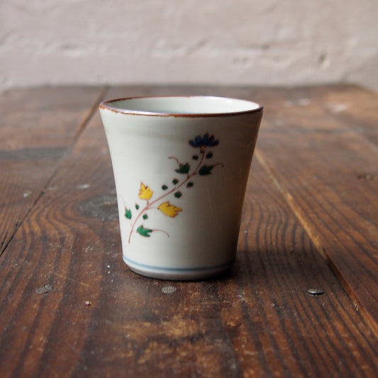 4 色絵花文筒猪口 | 志村和晃