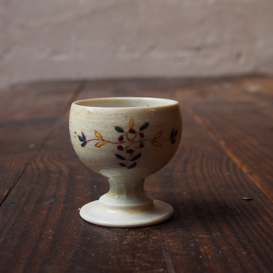 9 色絵花文足付杯 | 志村和晃