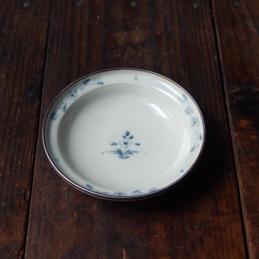 14 染付花文小皿 B | 志村和晃