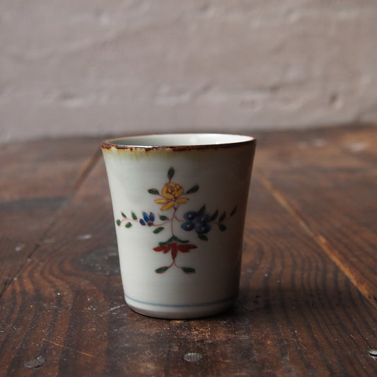 79 色絵ばら文筒猪口 | 志村和晃