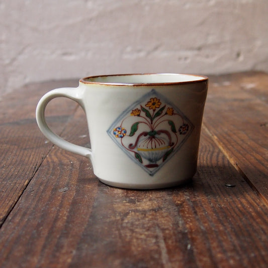 100 色絵花瓶文マグ | 志村和晃