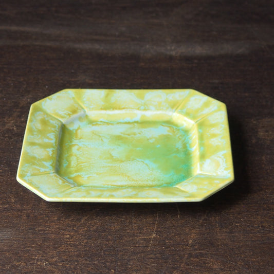 34-19 四角隅切皿 | 梅本勇