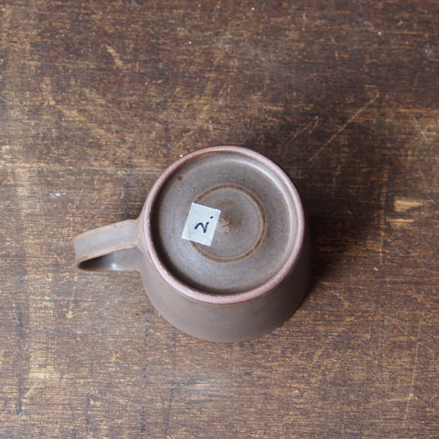 2.マグカップ(大) 茶