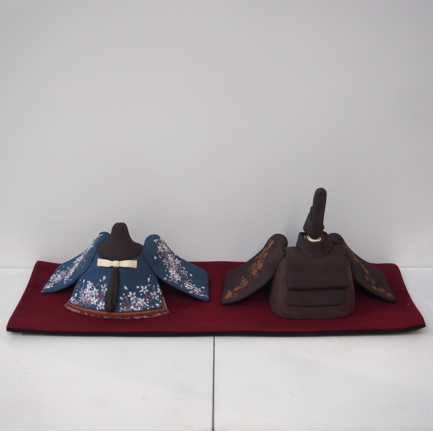 1 座り雛 青・桜 | 澤りか