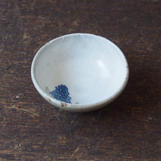 加彩 まめ鉢1-5 青い花