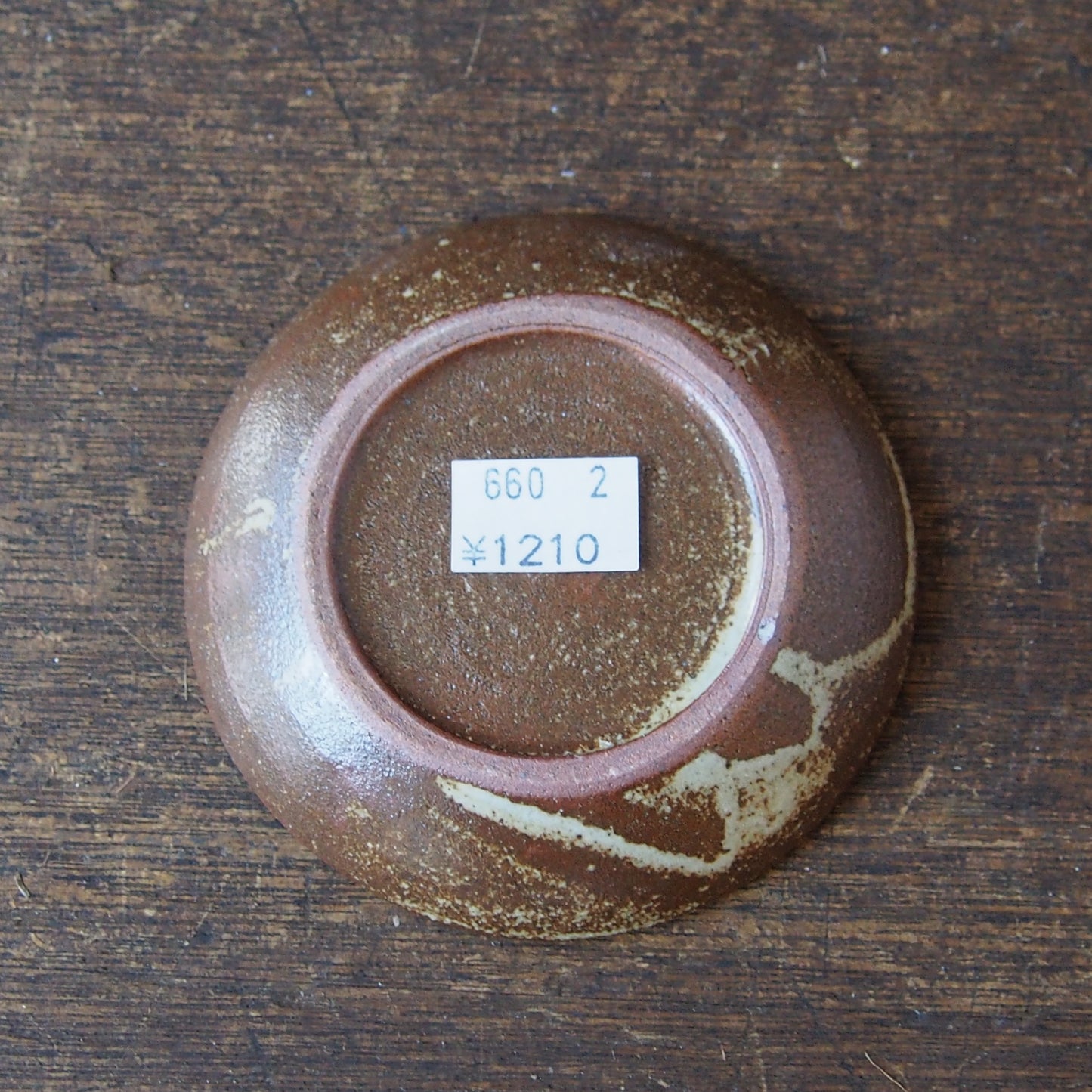 加彩 丸平皿 小2-2家