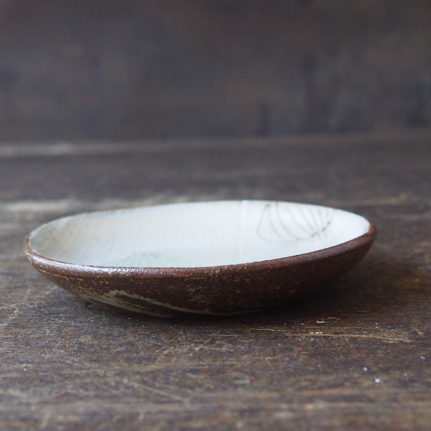 加彩 丸平皿 小2-5