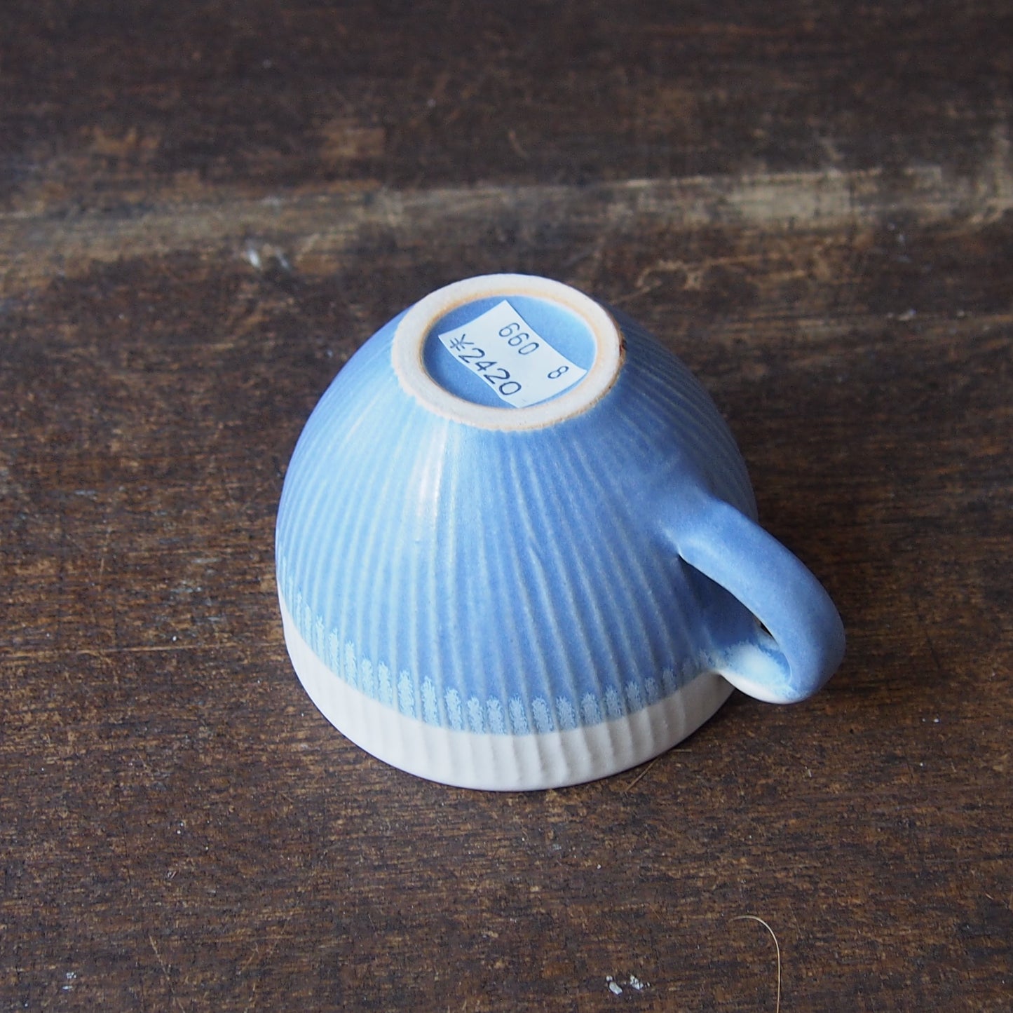 色釉 しのぎフリーマグ8-1