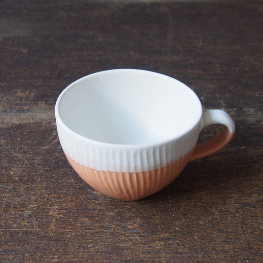 色釉 しのぎフリーマグ8-2