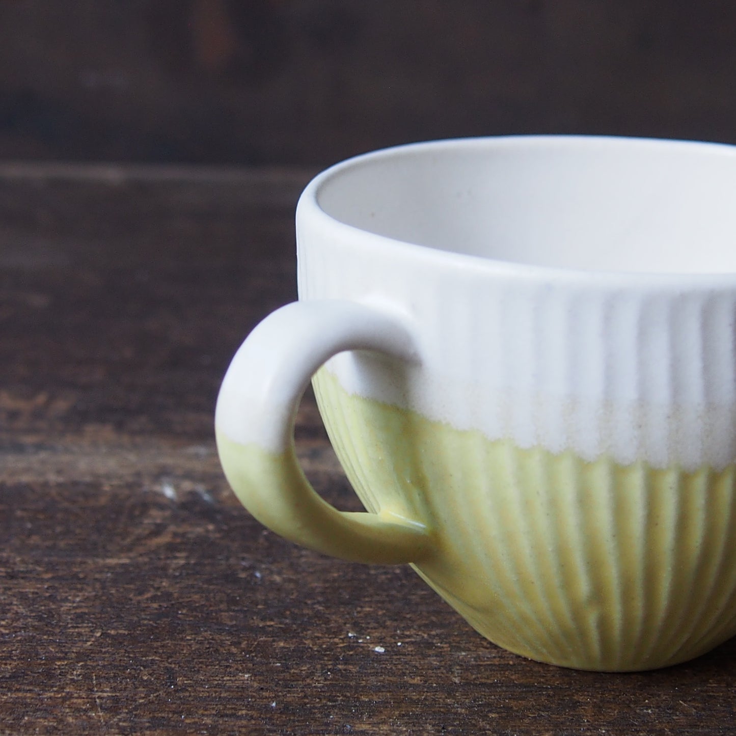 色釉 しのぎフリーマグ8-5