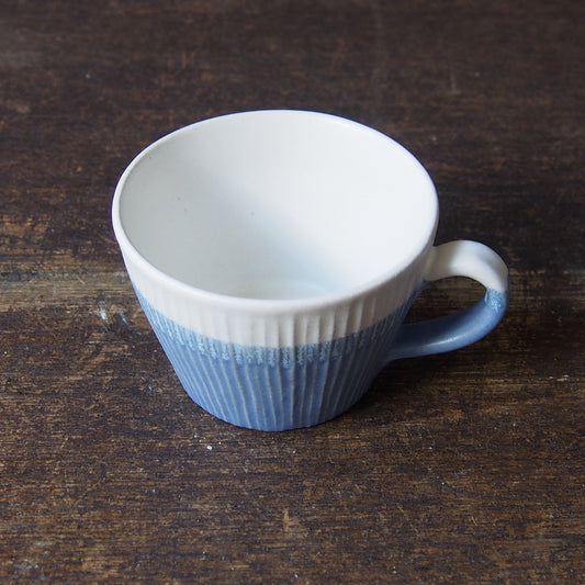 色釉 しのぎマグ10-2