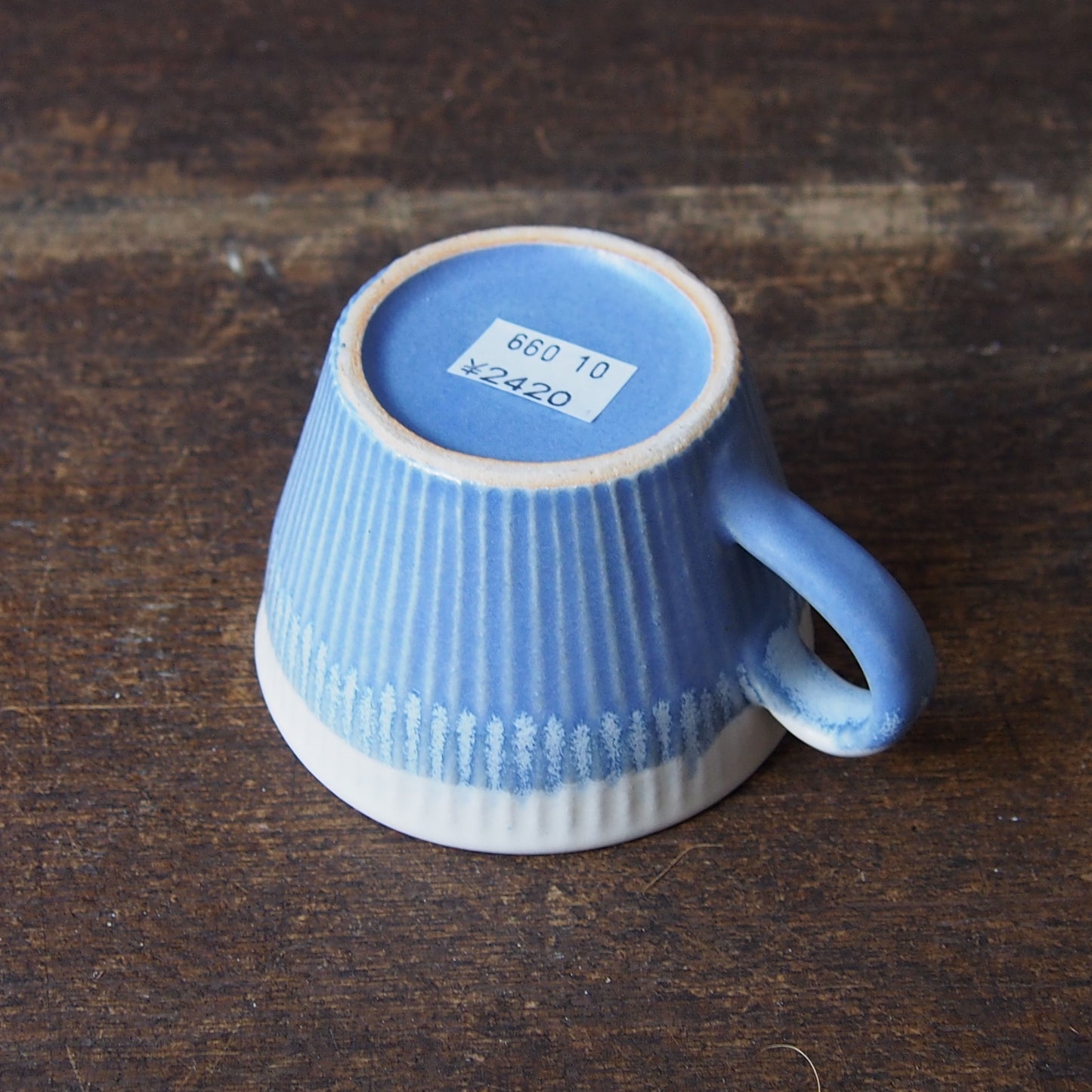 色釉 しのぎマグ10-2