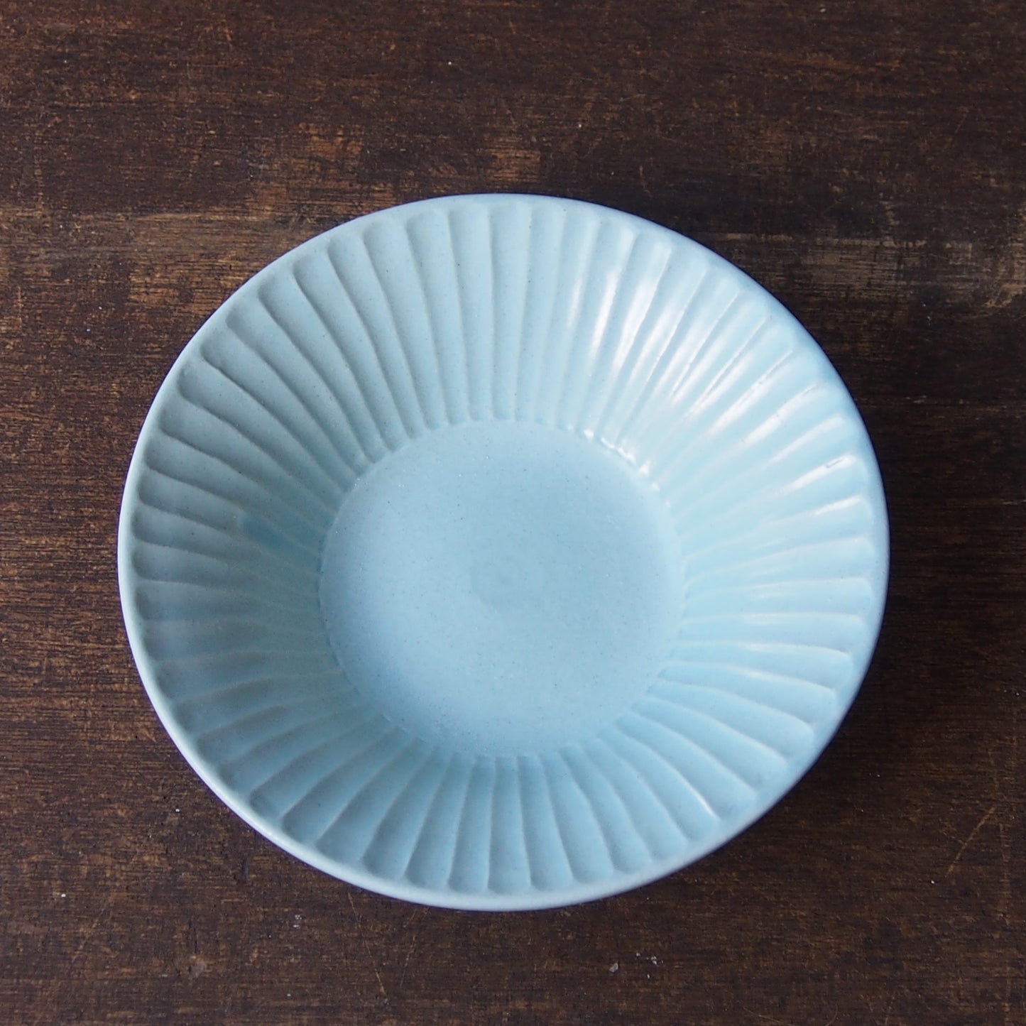 色釉 太7寸鉢17-1