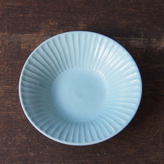 色釉 太7寸鉢17-1