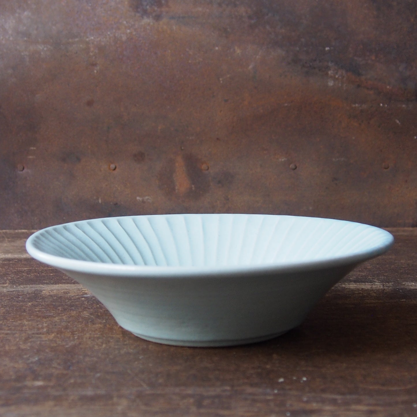 色釉 太7寸鉢17-1