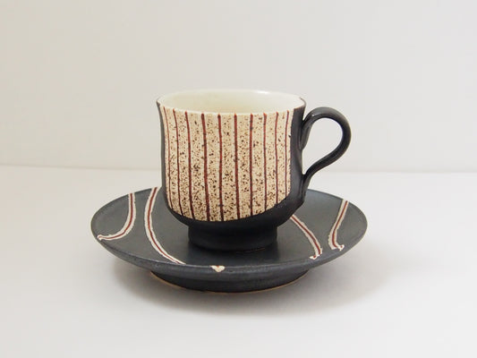 1-b 象嵌珈琲碗| 早川嘉則