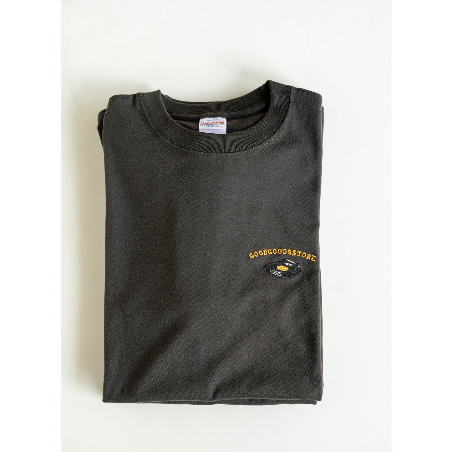 4 刺しゅうTシャツ レコード | 四々舎