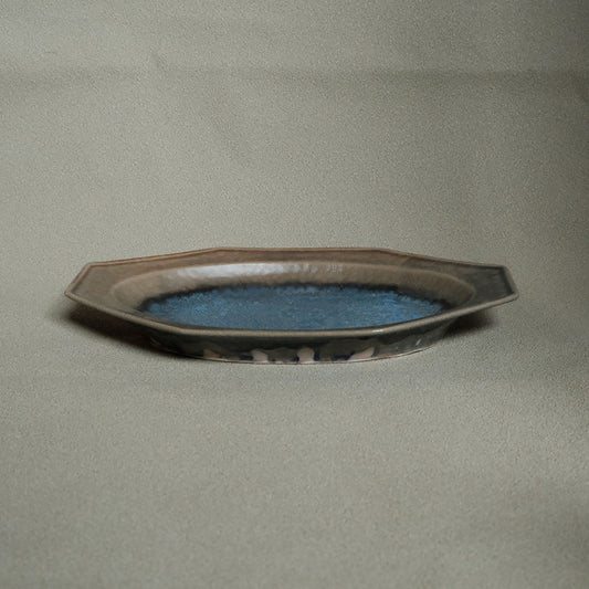 45-14 八角オーバル大皿 | 梅本勇