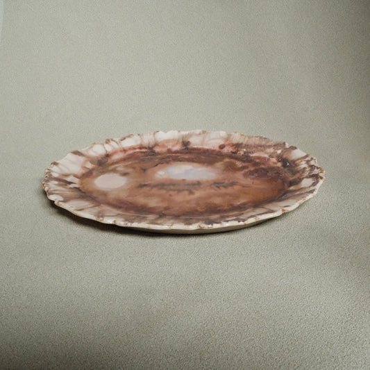 50-13 リンカオーバル中皿 | 梅本勇