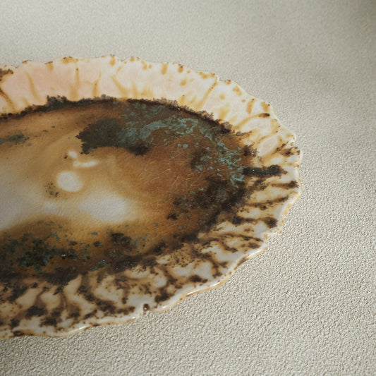 50-18 リンカオーバル中皿 | 梅本勇