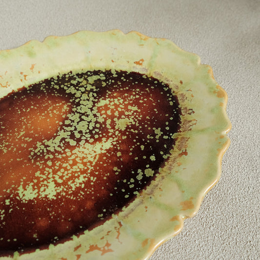 50-24 リンカオーバル中皿 | 梅本勇