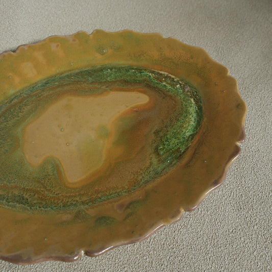 50-27 リンカオーバル中皿 | 梅本勇