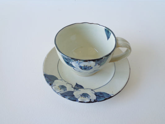 椿紋 カップ&ソーサー