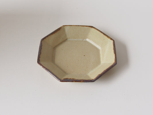 八角5寸皿 ワラマット