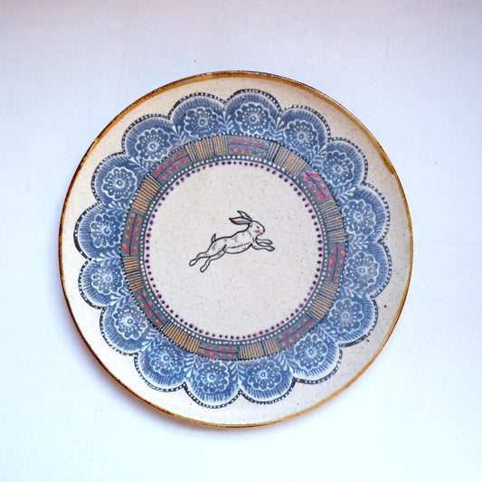 27-3　プレート ウサギ | 樋口早苗