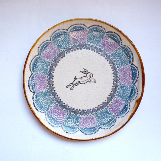 27-5　プレート ウサギ | 樋口早苗