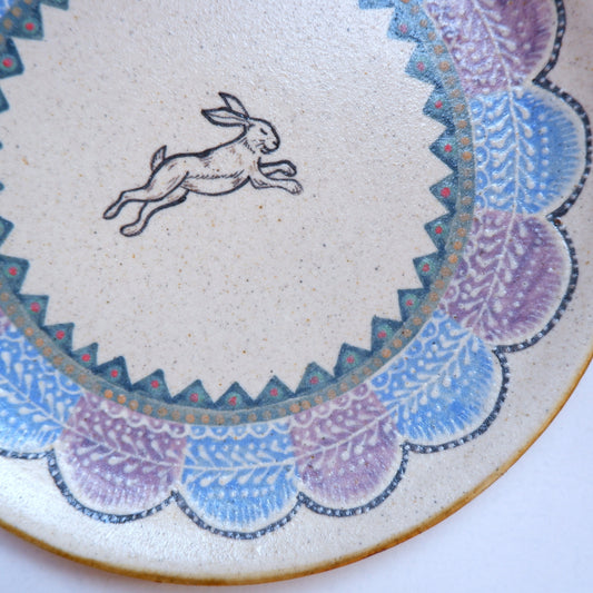 27-6　プレート ウサギ | 樋口早苗