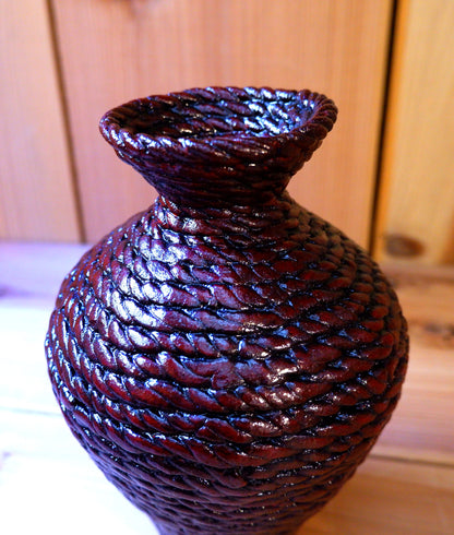 15　編目陶胎漆器 | 出口結莉