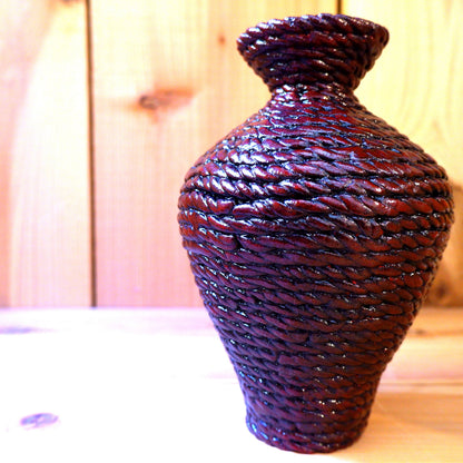 15　編目陶胎漆器 | 出口結莉