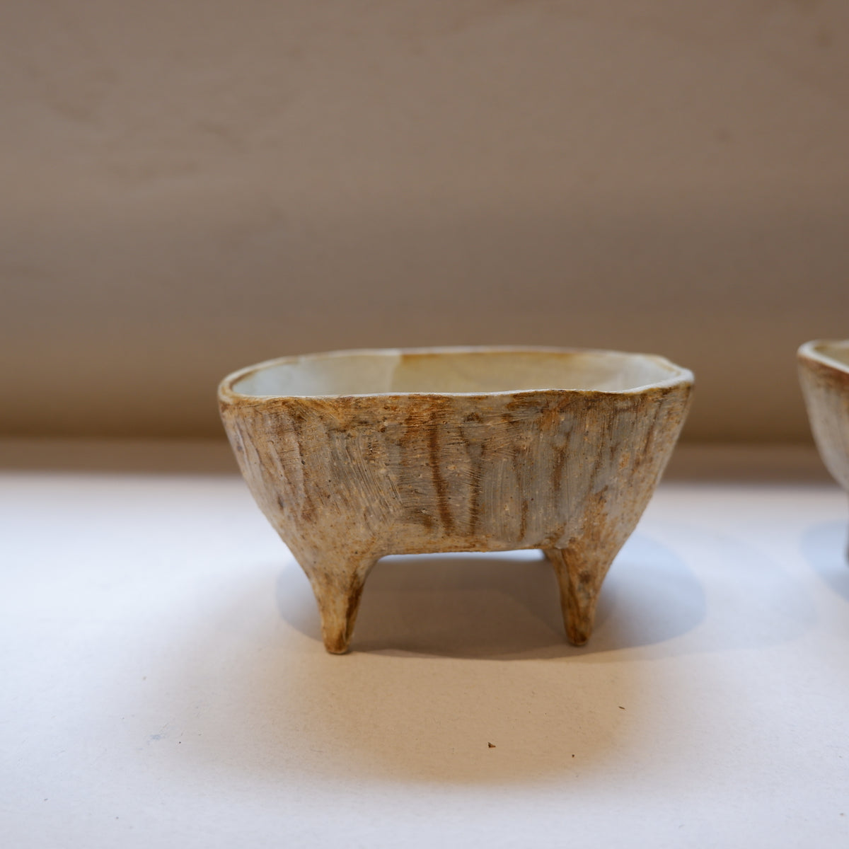 9　ケズリ足付小鉢 N茶 | CRAFT BORO×BORO