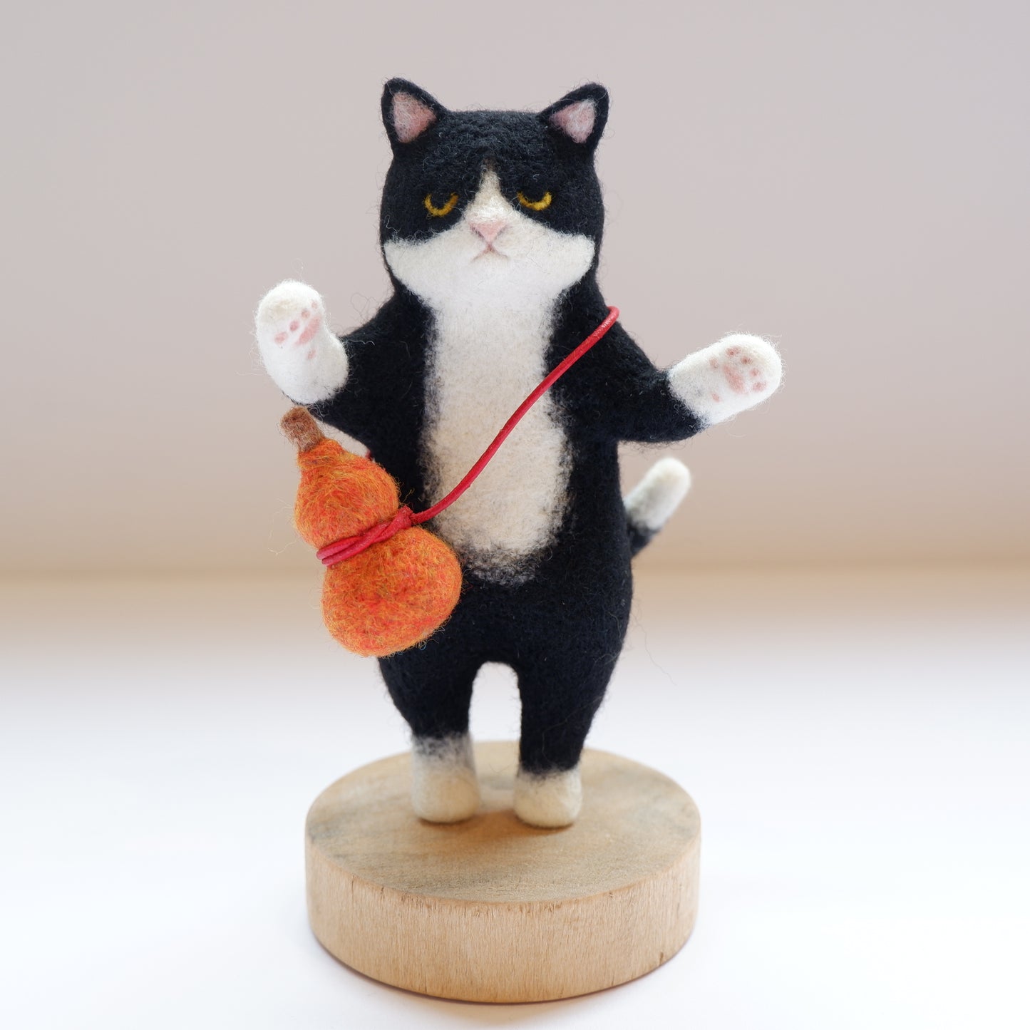 20　ひょうたん猫 | ヒツジフエルト縮絨室