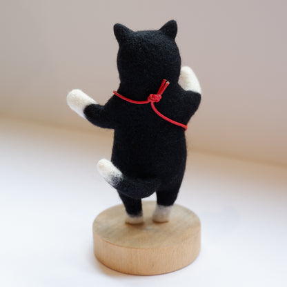 20　ひょうたん猫 | ヒツジフエルト縮絨室