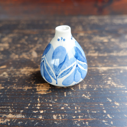 47　Blue creatures 一輪挿し | 駒木あおい